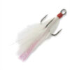 Feathered Treble - White/Red