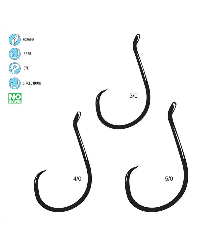 Octopus Circle Barbless (Inline-Point) - USA Fishing Hooks